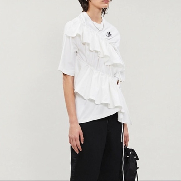 Adidas j koo ruffled tee shirt NWT - Picture 9 of 14